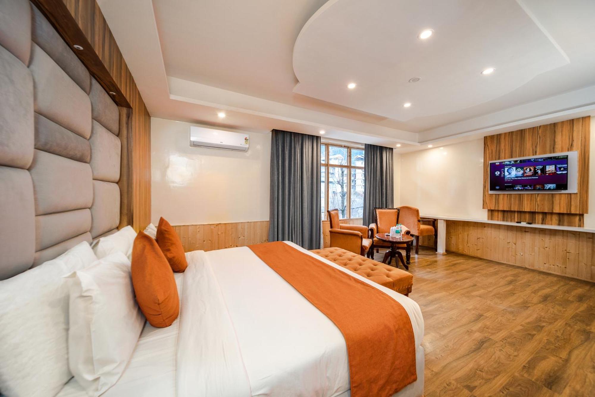 Hill River Resort - Central Heated & Air Cooled - Near Mall Road , Best Property Of Manali 2024- 2025 Exterior foto