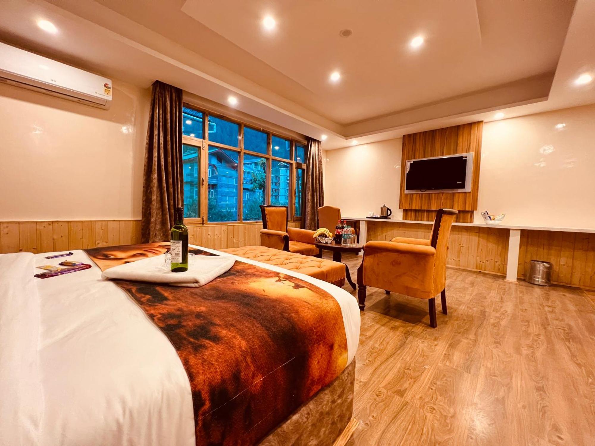 Hill River Resort - Central Heated & Air Cooled - Near Mall Road , Best Property Of Manali 2024- 2025 Exterior foto